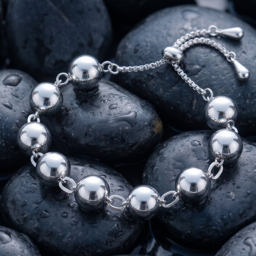 Pulsera Esferas Plata